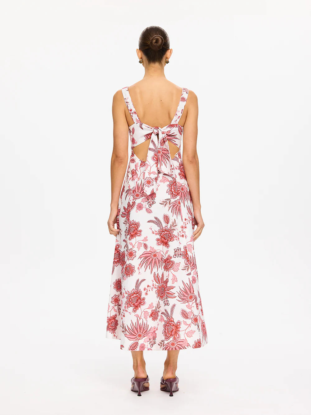 Bailey Midi Dress Red