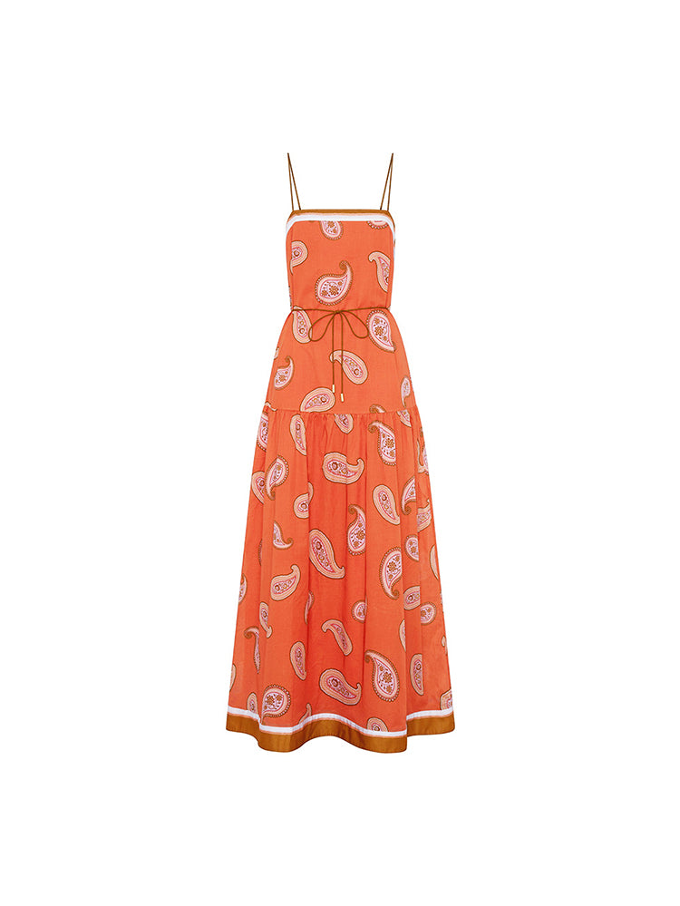 Ezra Maxi Dress Coral