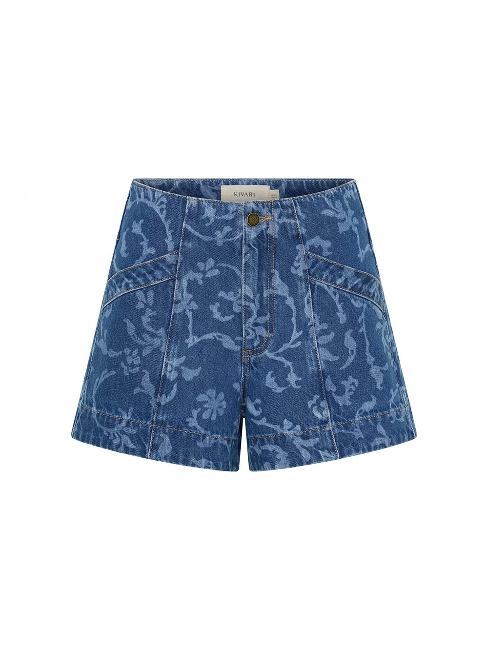 Laguna Printed Denim Short Elina