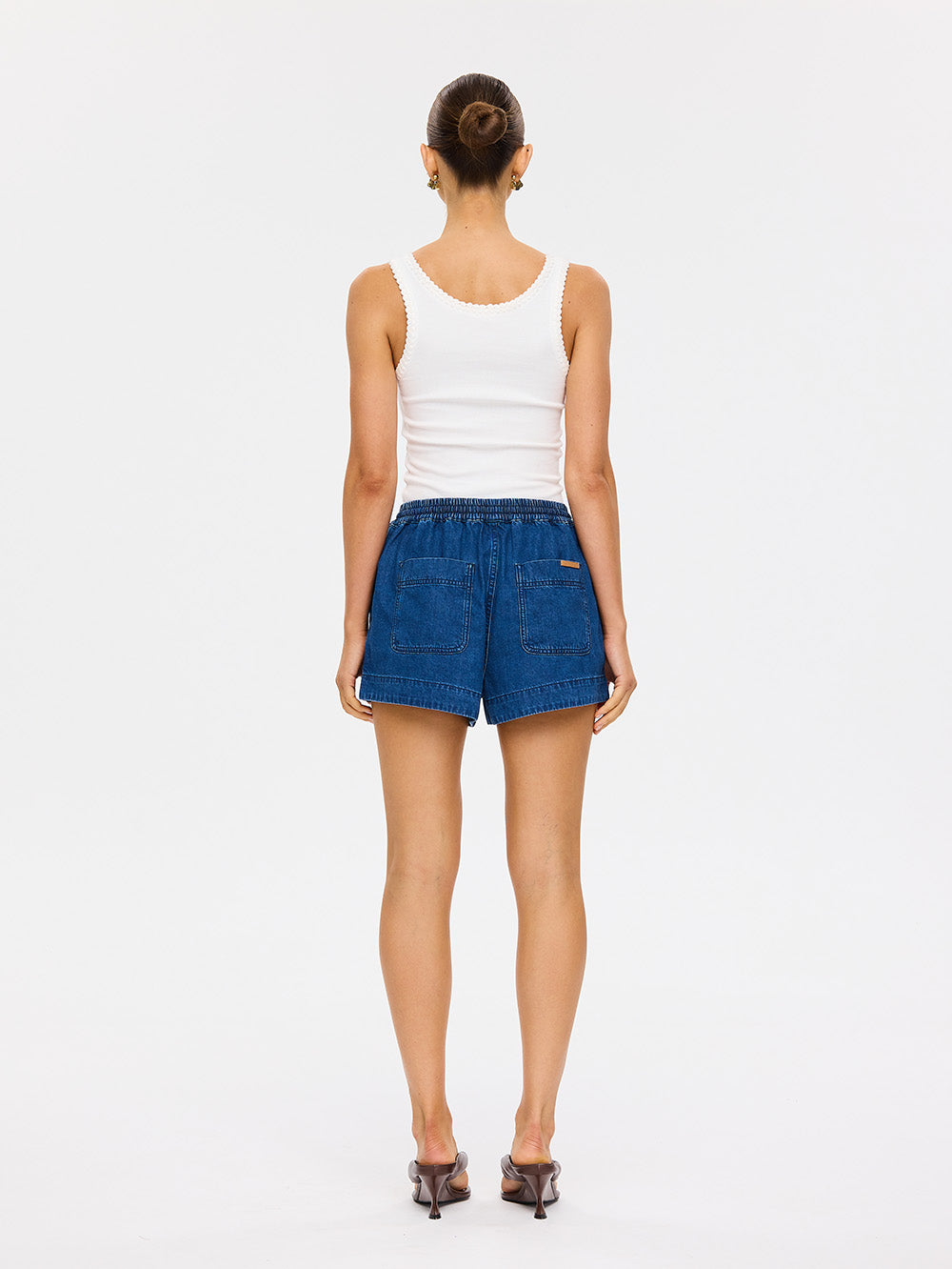 Vaila Denim Short Coast Blue