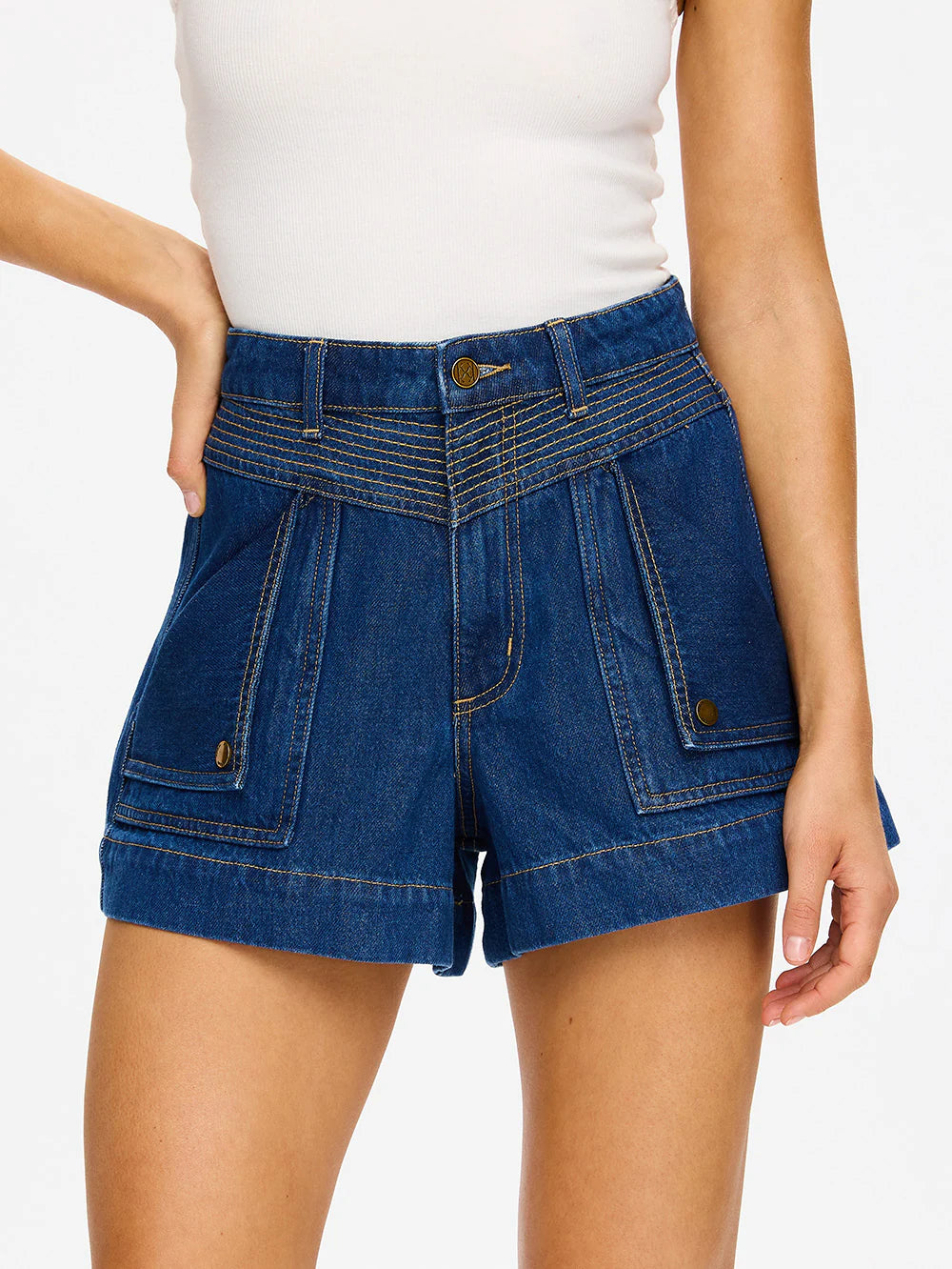 Celene Denim Short Indigo