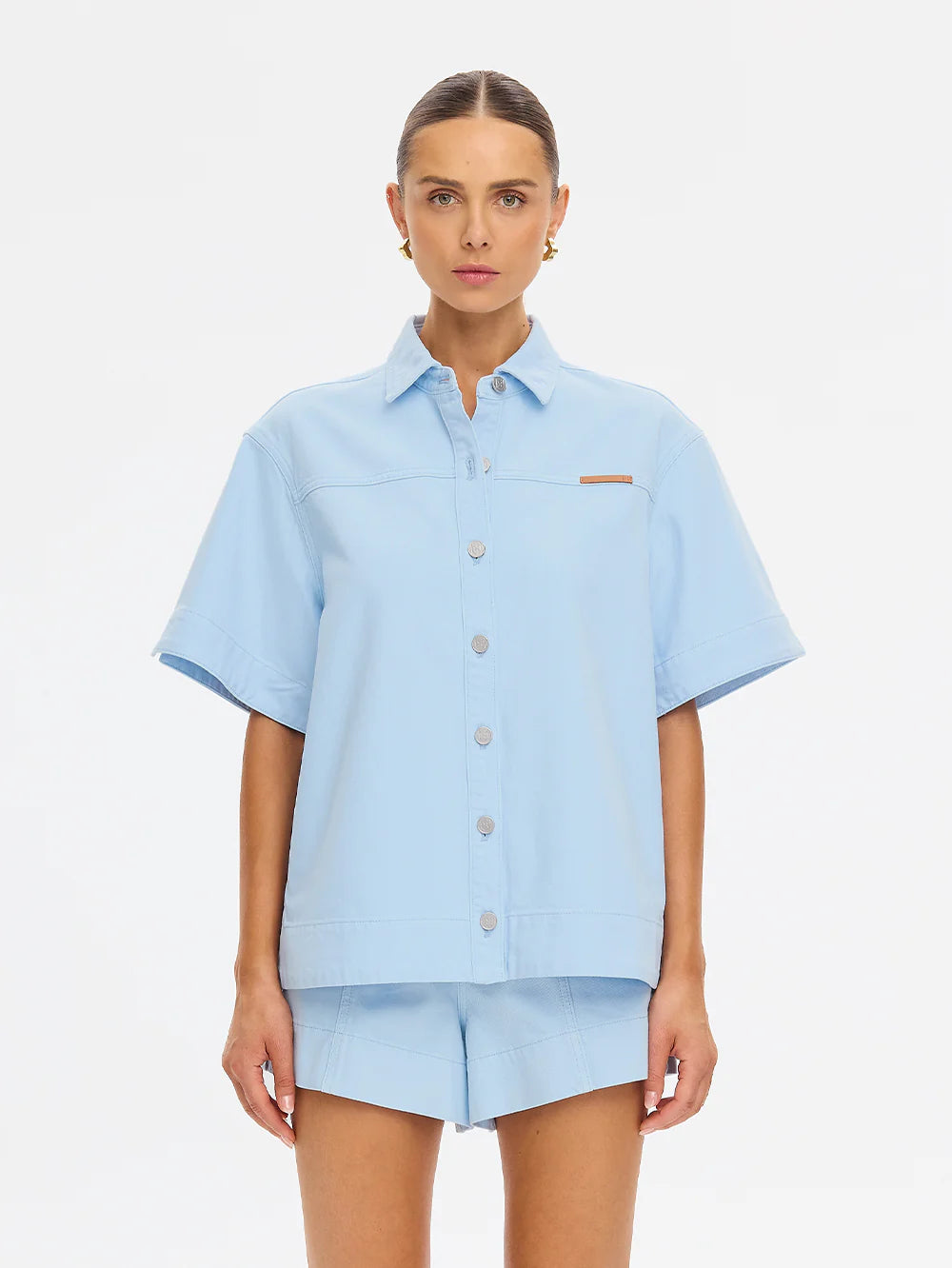 Marla Denim Shirt Sky