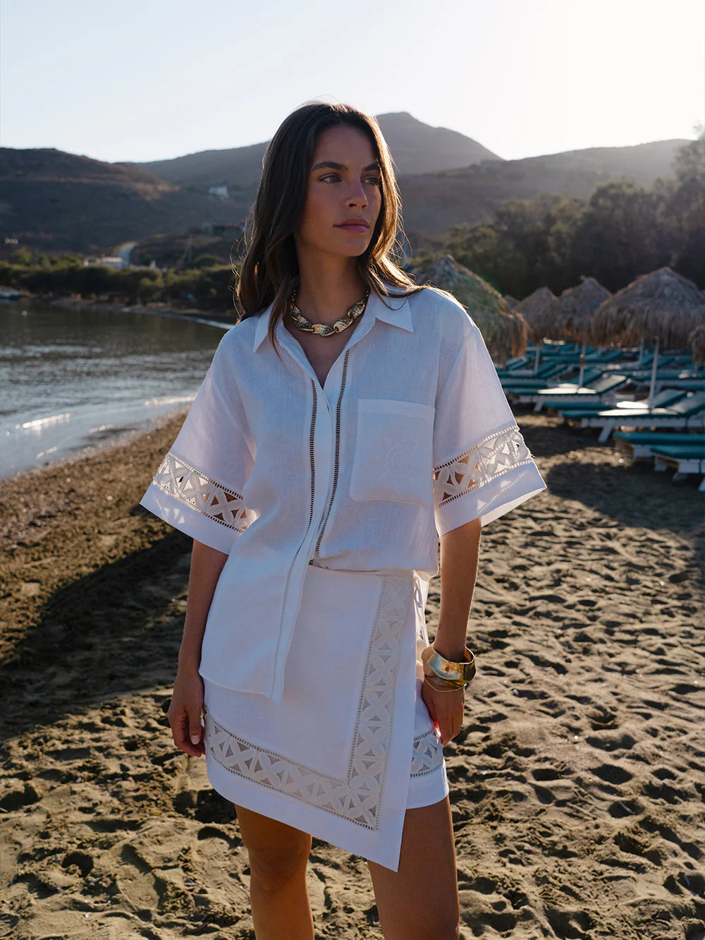 Marley Mini Skirt Ivory