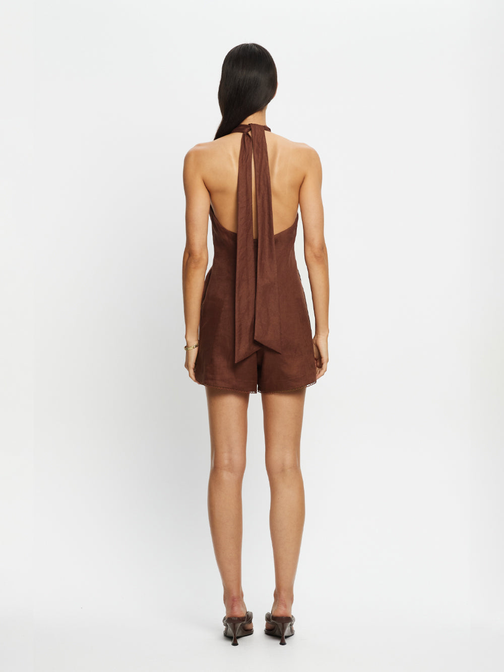 Maxine Playsuit Mocha