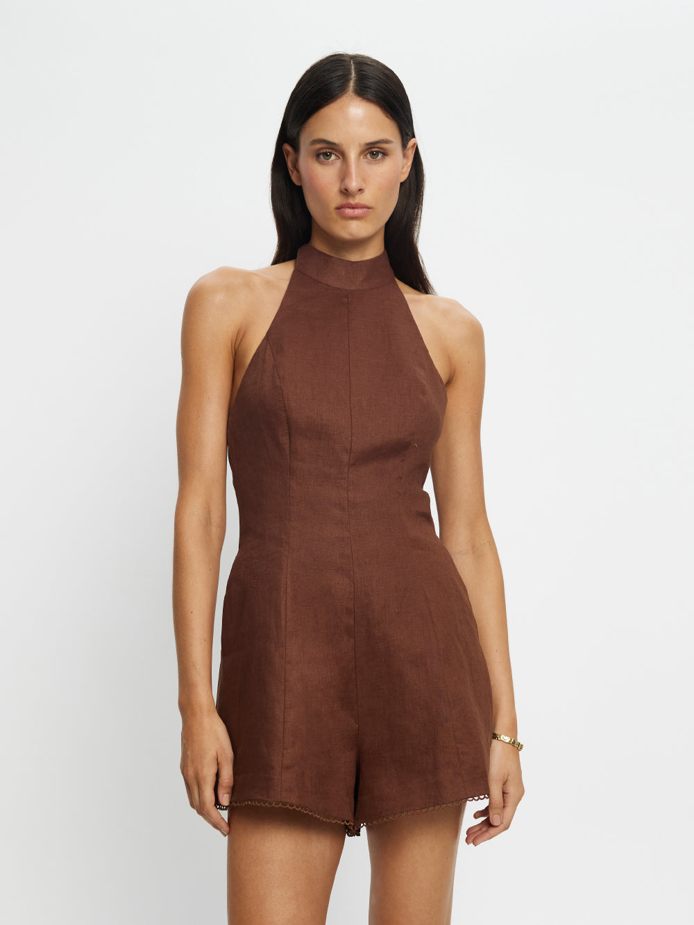Maxine Playsuit Mocha