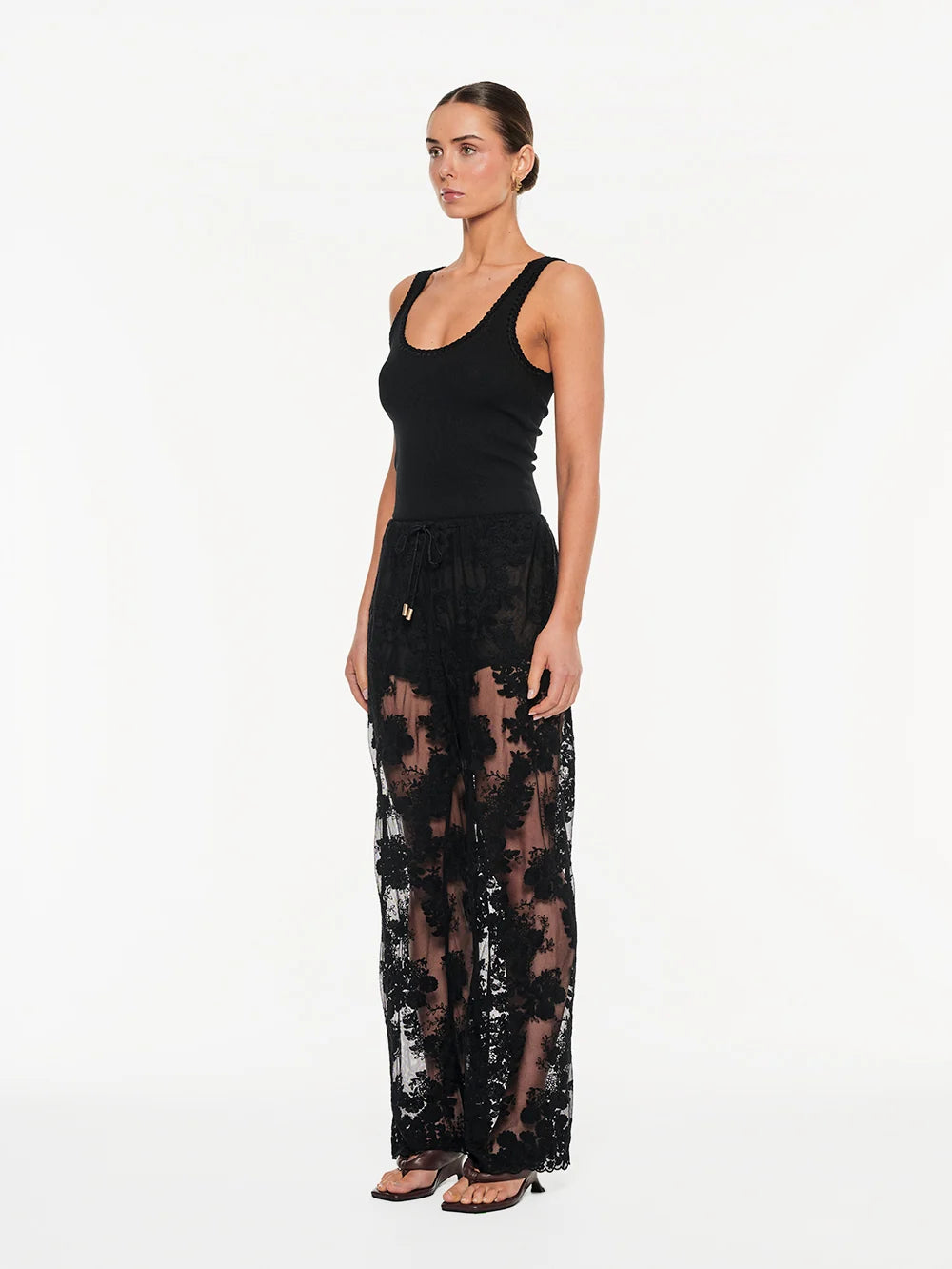 Jaxon Lace Pant Black