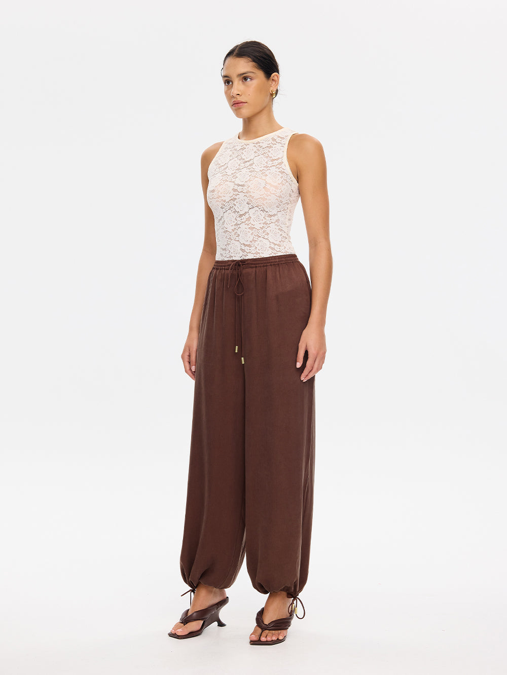 Jaxon Balloon Pant Chocolate