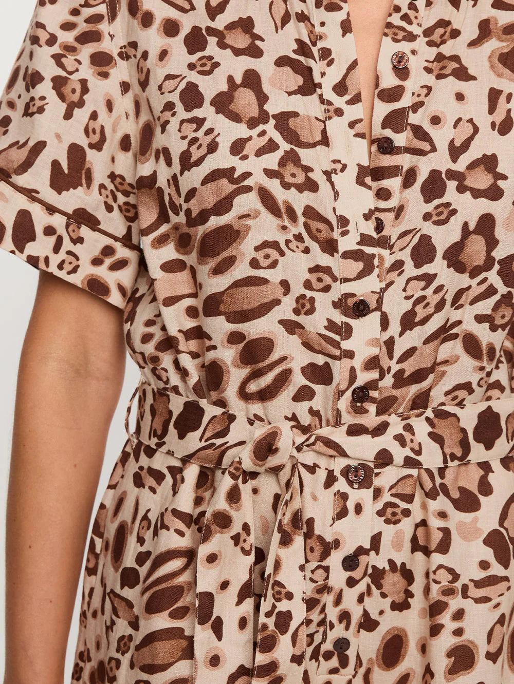 Paris Playsuit Brown