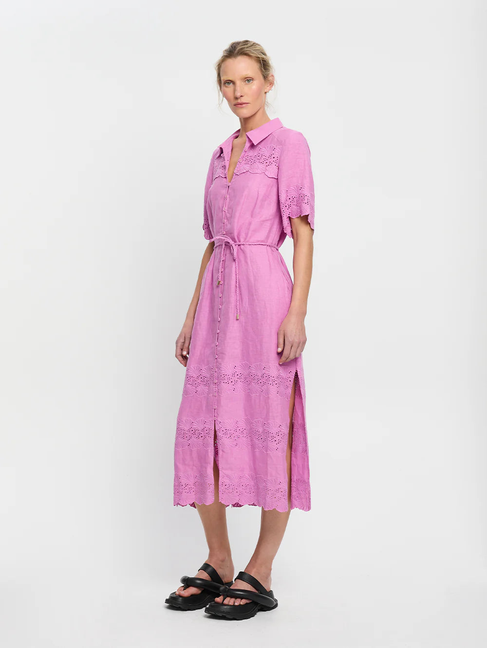 Payton Midi Dress Purple