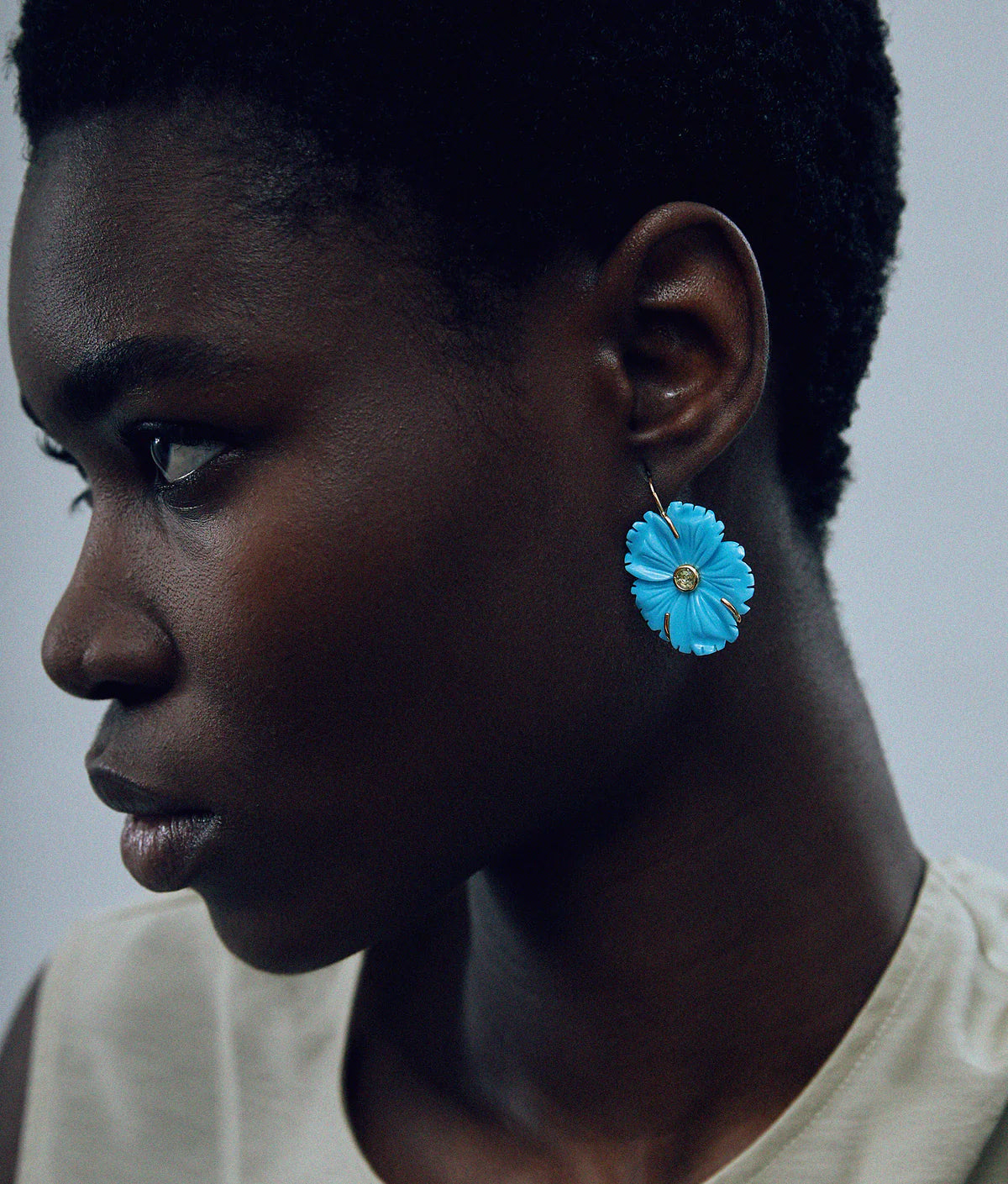 New Bloom Earrings in Cerulean