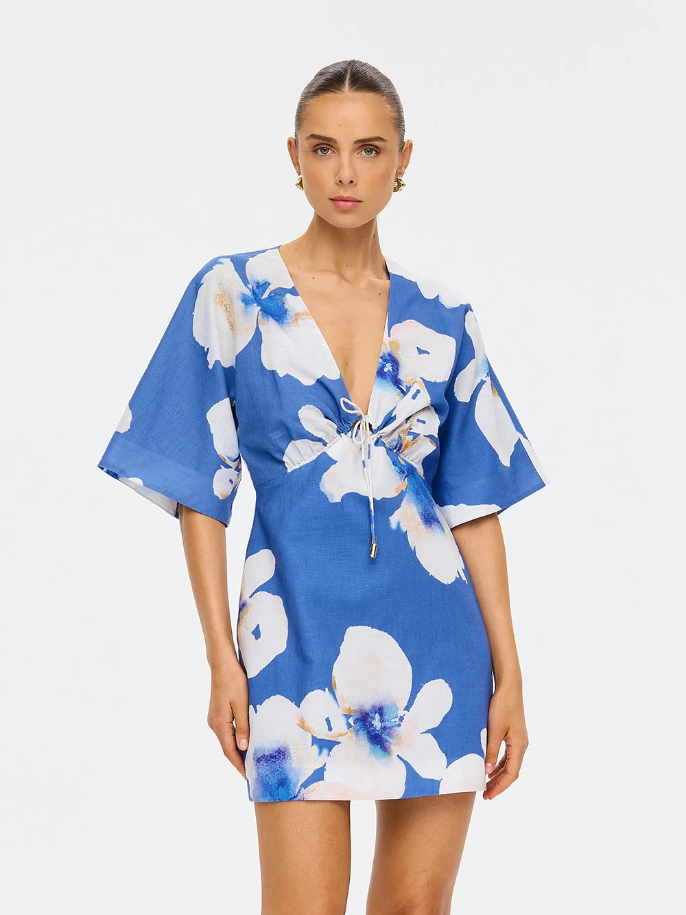 Rowena Mini Dress Blue