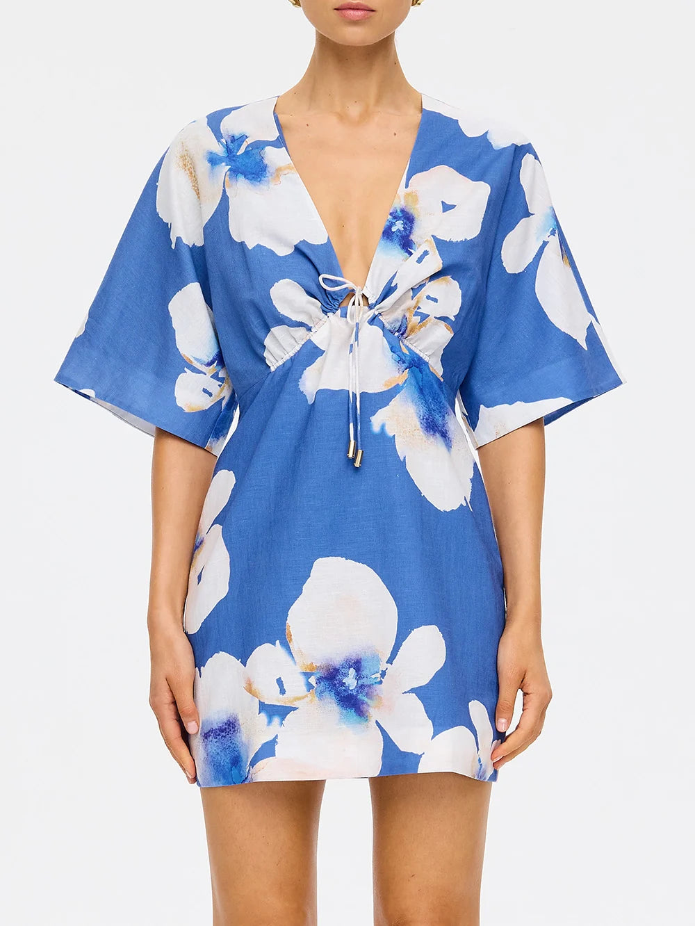 Rowena Mini Dress Blue