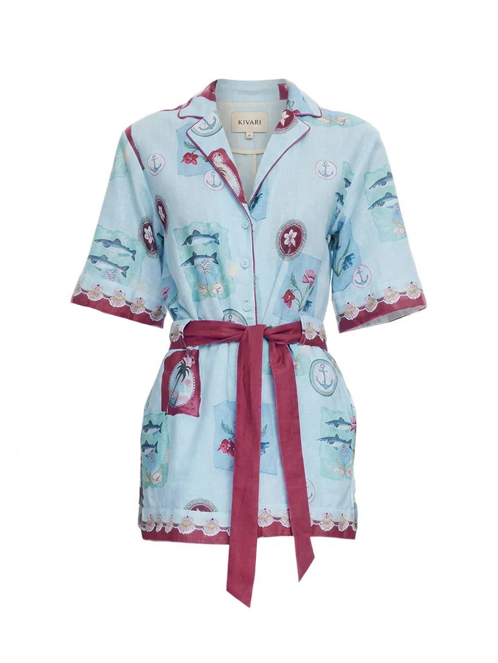 Sintra Playsuit Blue