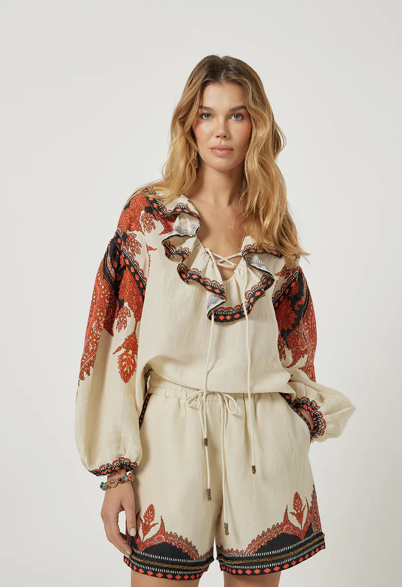 Sabrina Top - Burnt Orange