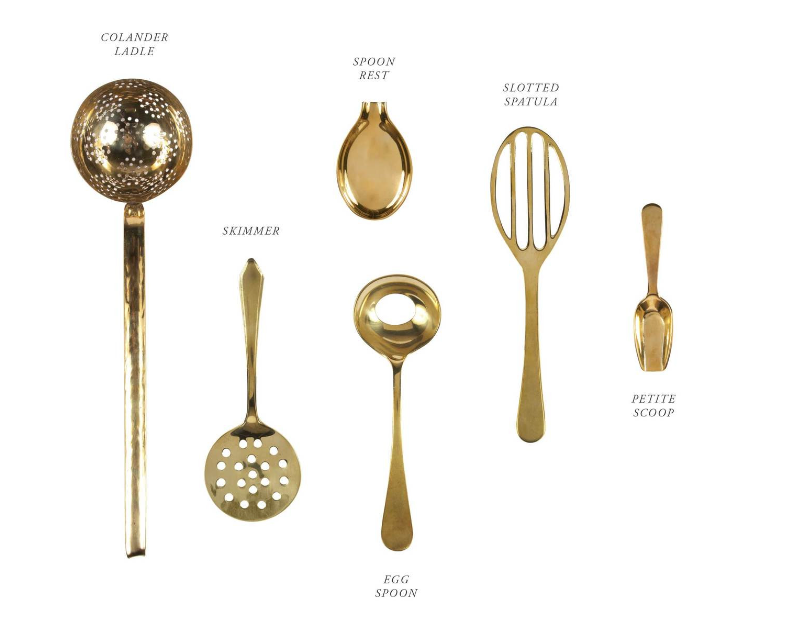 Brass Spoon Rest