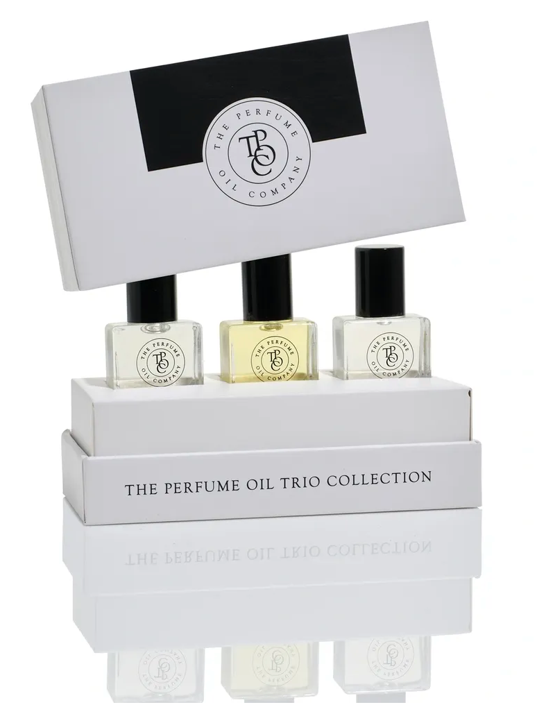TRIO PERFUME OIL COLLECTION SET - A WORLD OF FLOWERS