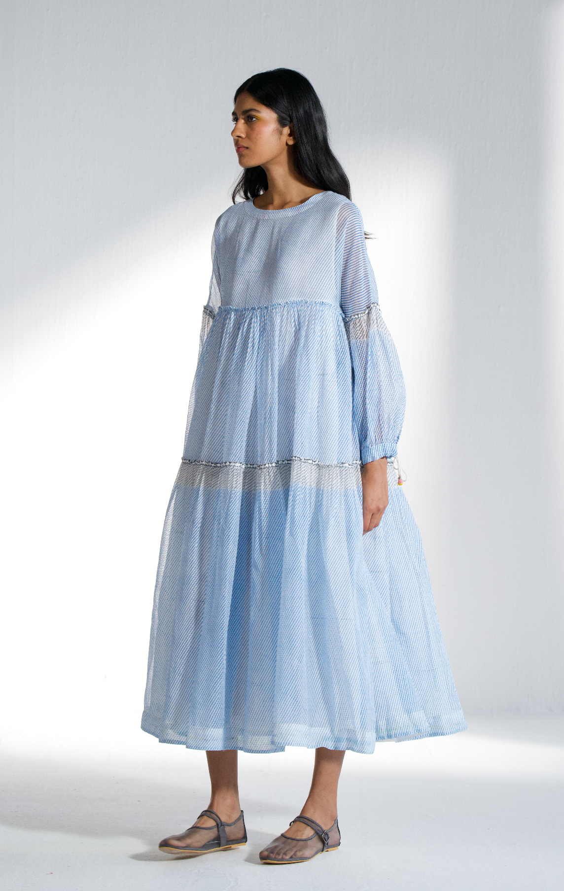 Pine Dress - Steel Blue