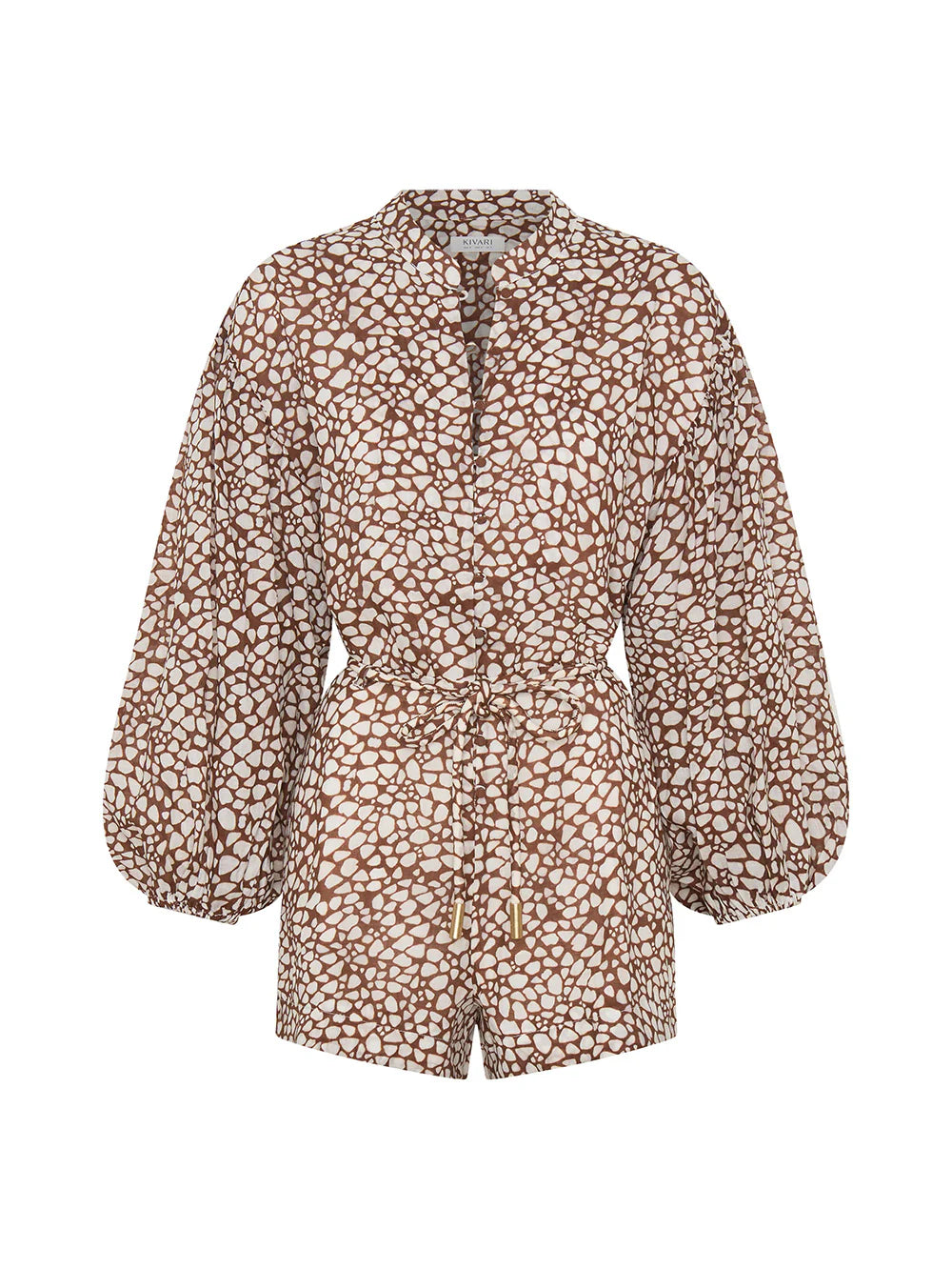 Solara Playsuit Brown