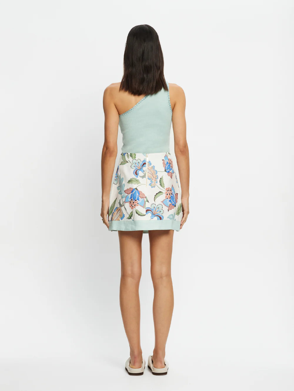 Tallulah One Shoulder Tank Haze