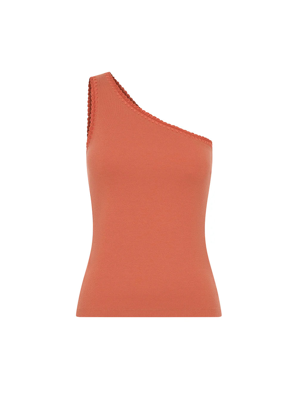 Tallulah One Shoulder Tank Pale Rust
