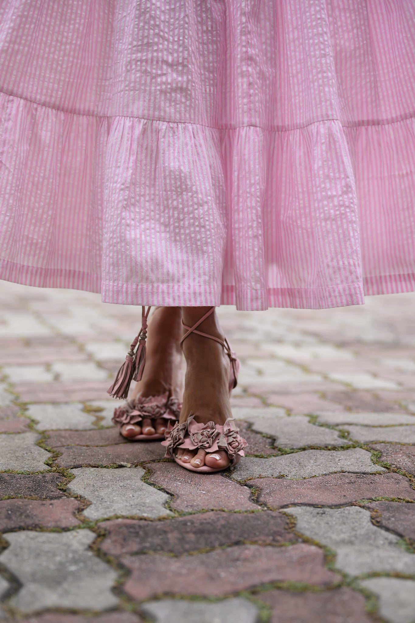 Ellie Maxi Pink Stripe