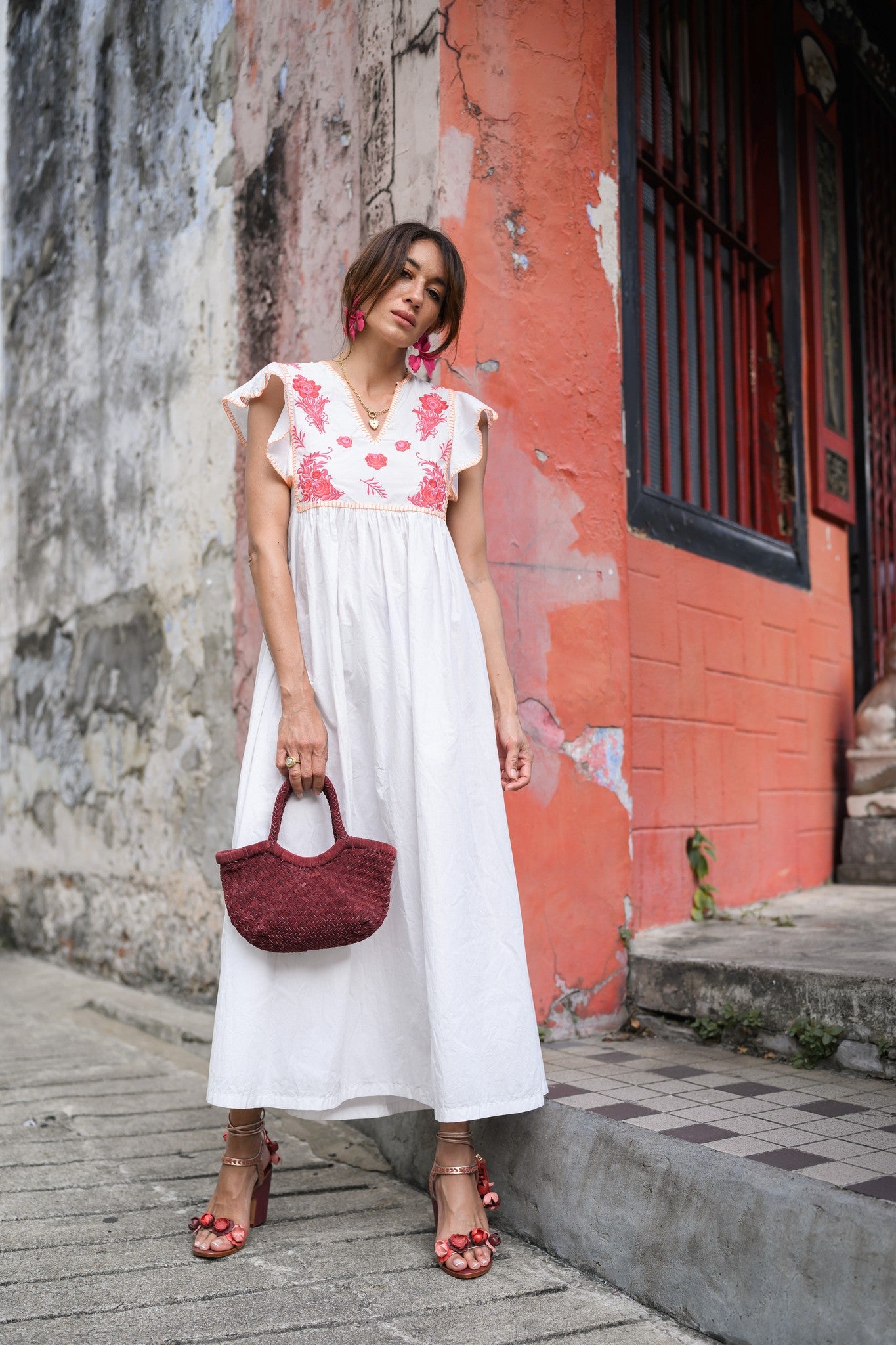 Bohemia Emb Dress