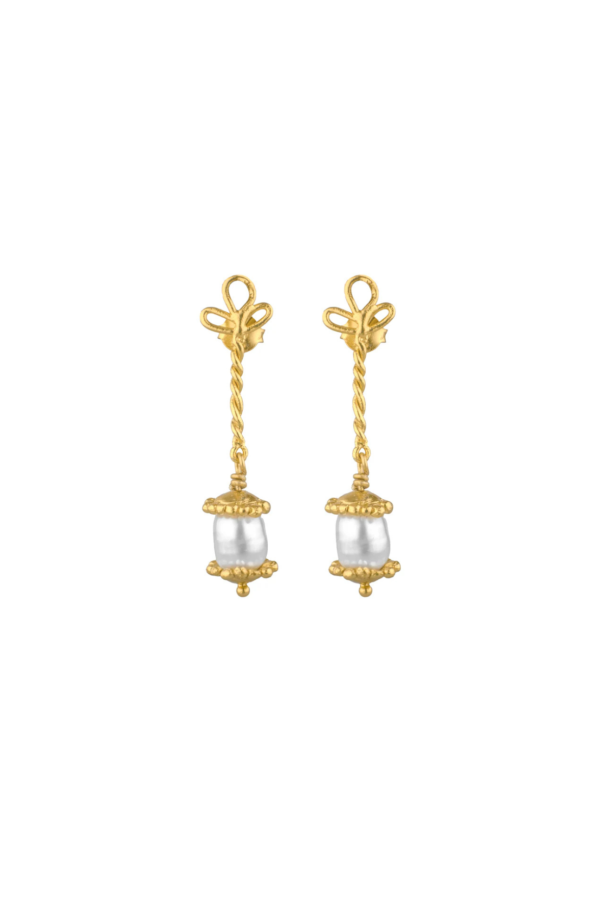 Florizel Earrings in Pearl