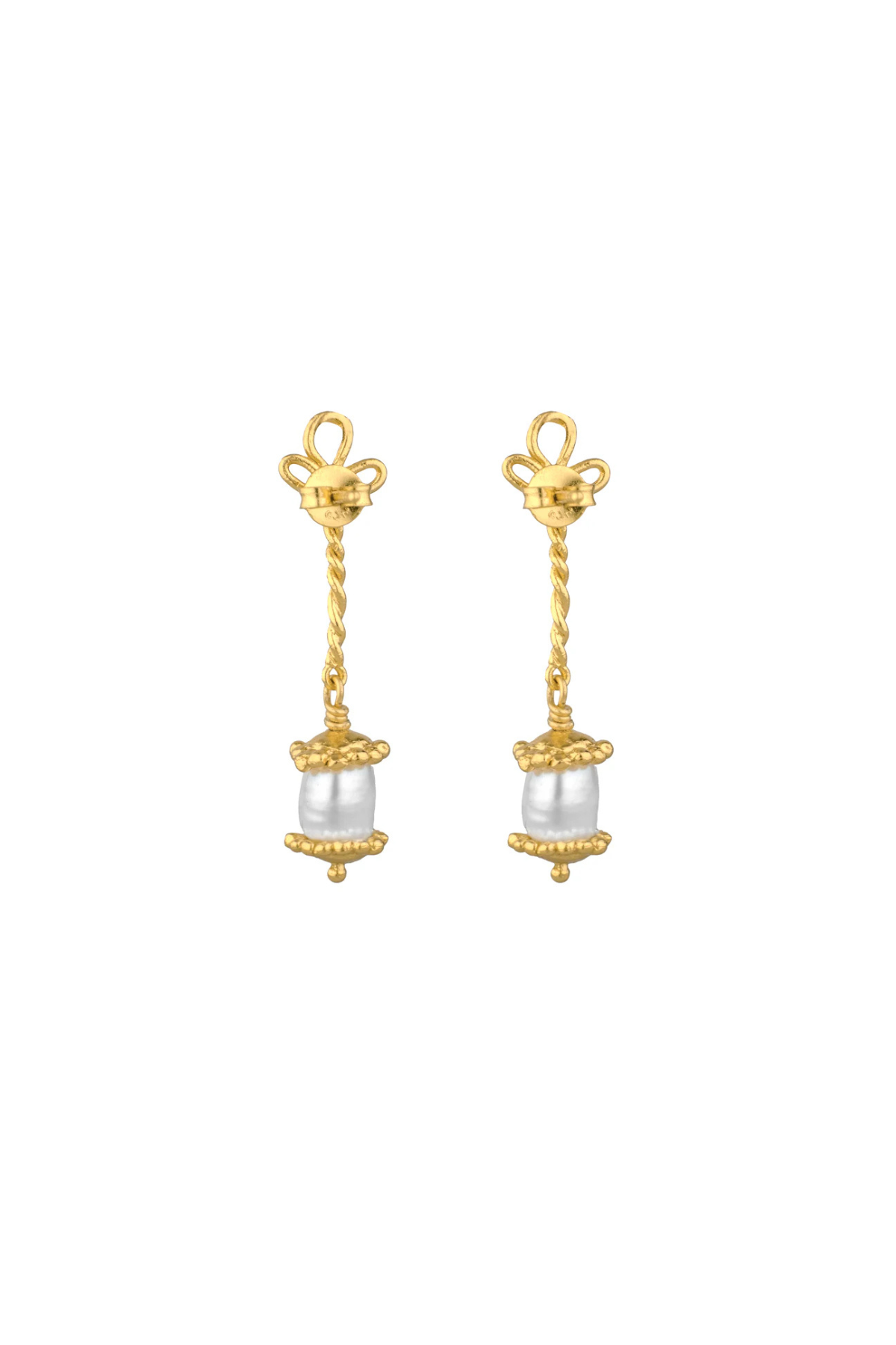 Florizel Earrings in Pearl