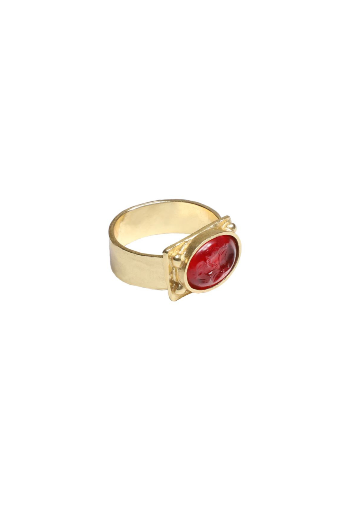 Corinthian Ring 18K Gold Plated