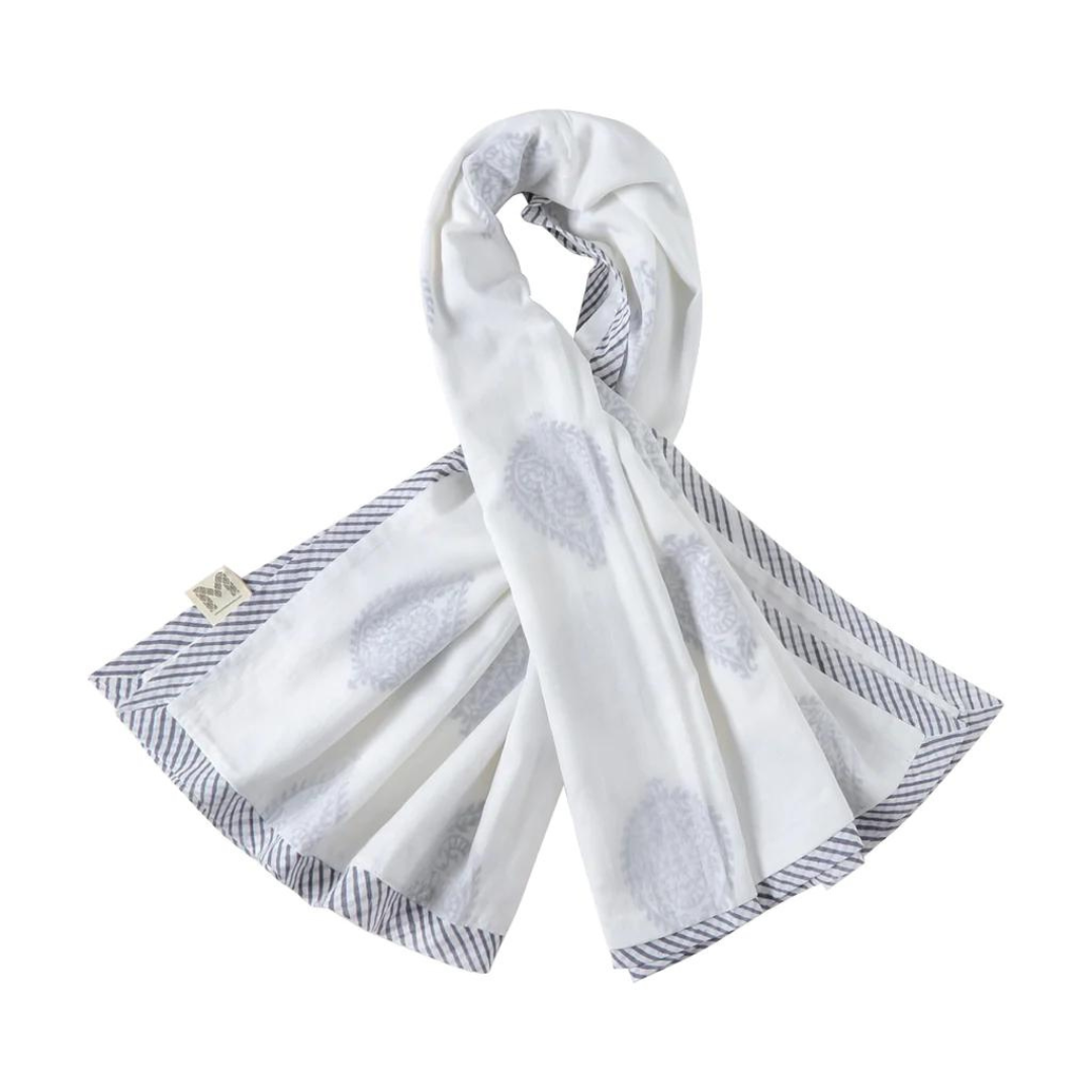Fort Blue Cotton Dohar - Malabar Baby