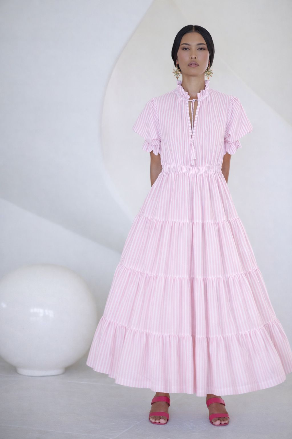 Ellie Maxi Pink Stripe