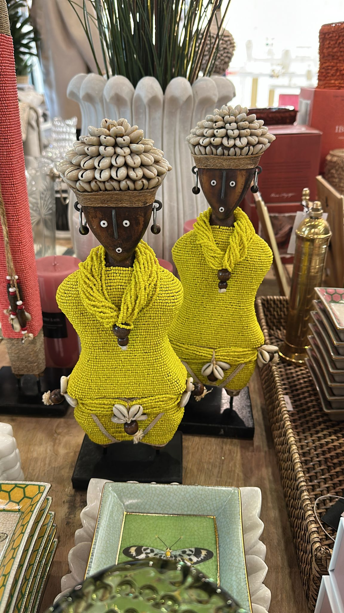 Ndamji Beaded Doll Yellow
