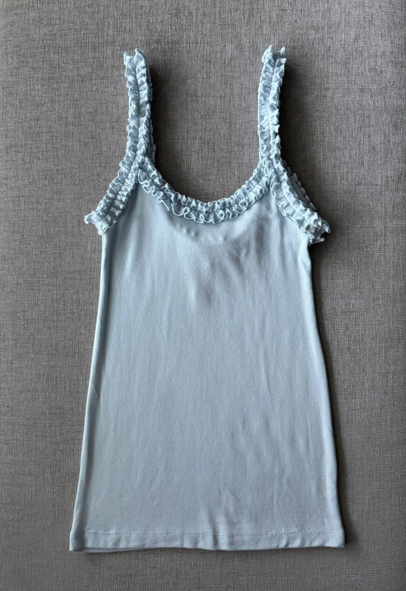 Ruffle Neck Tank - Shehara