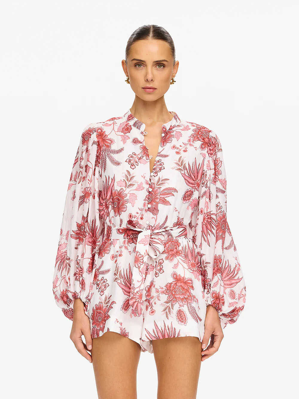 Bailey Playsuit Red