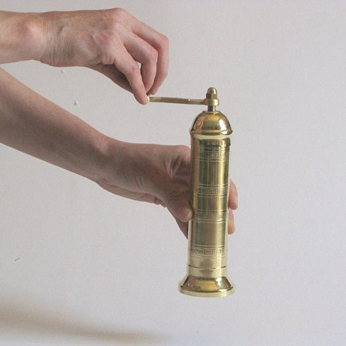 Modern Brass Salt Mill 109 (Large)