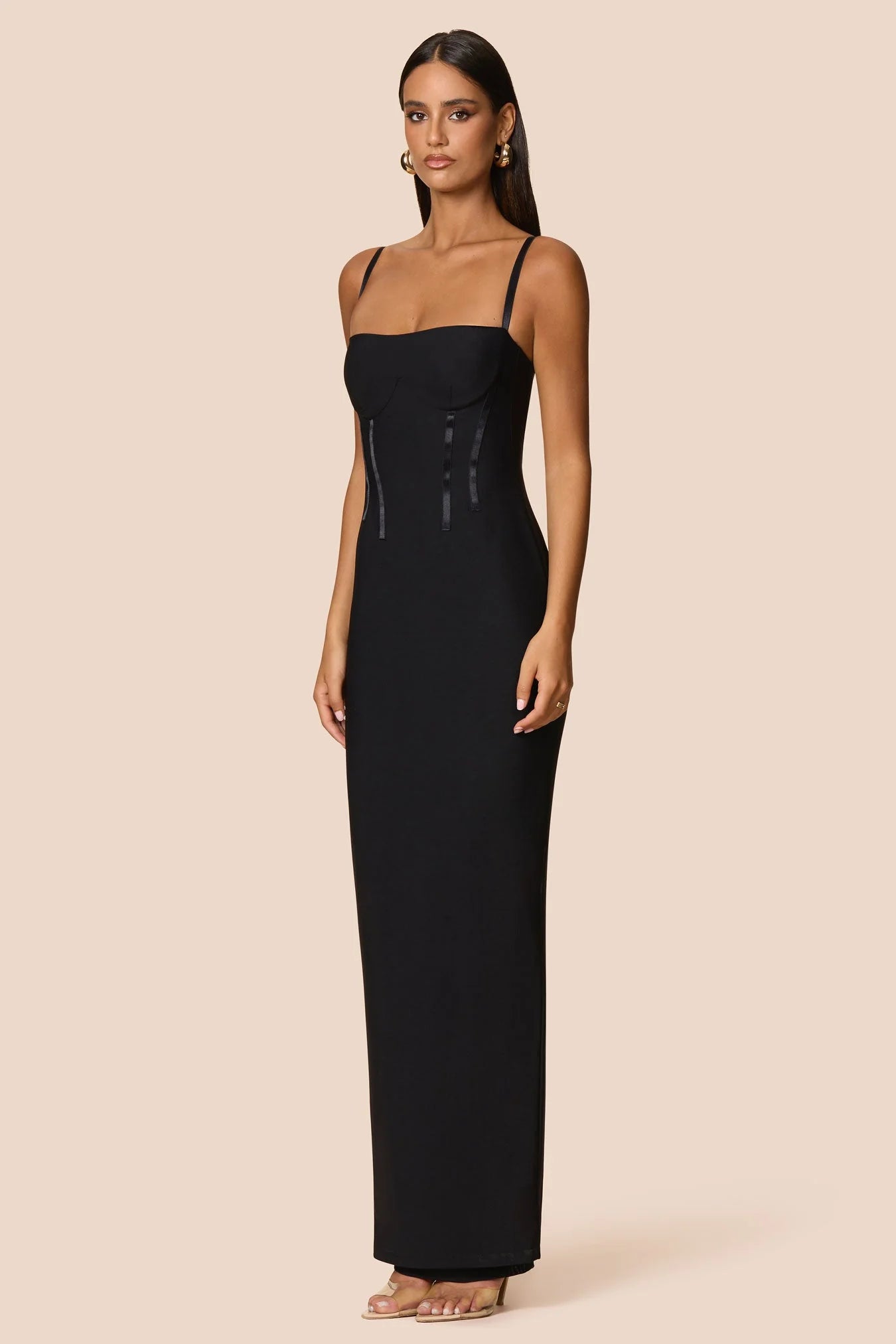 Allegra Maxi Dress Black - Nookie