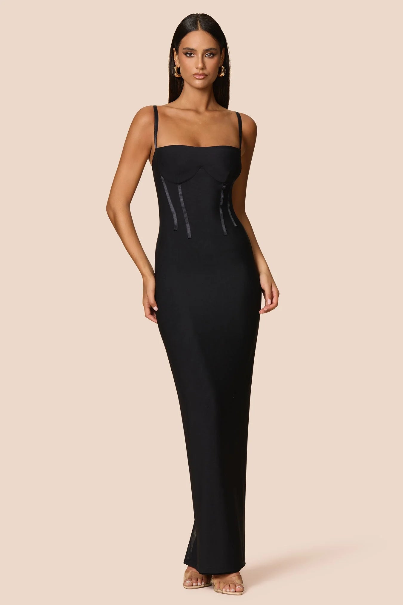 Allegra Maxi Dress Black - Nookie