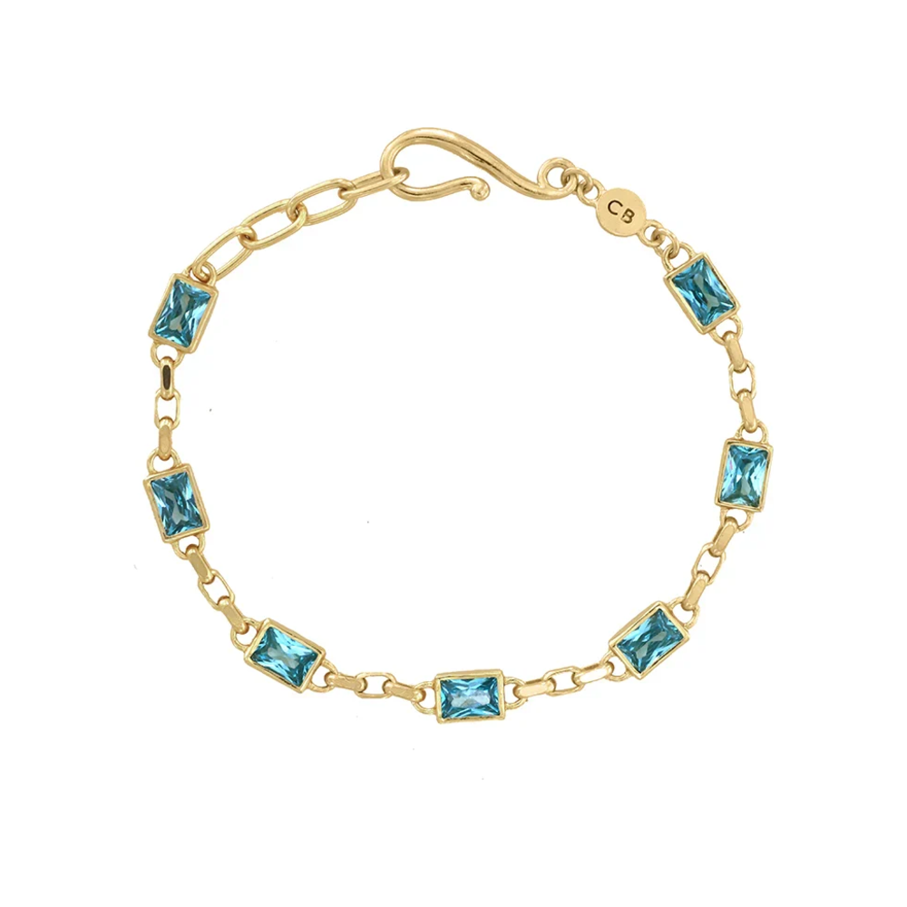 Argus Bracelet with Aquamarine Zircon
