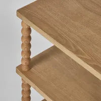 Bobbin Oak Side Table