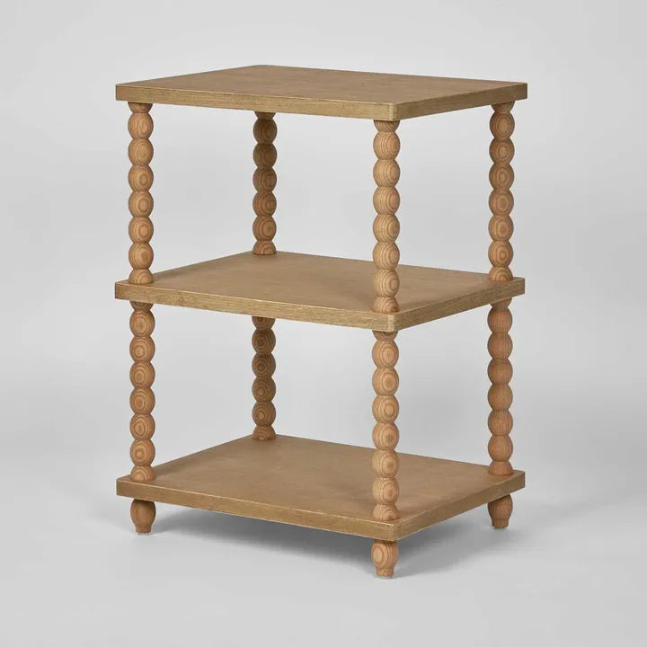 Bobbin Oak Side Table