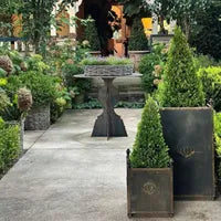 Estate Footed Iron Planters