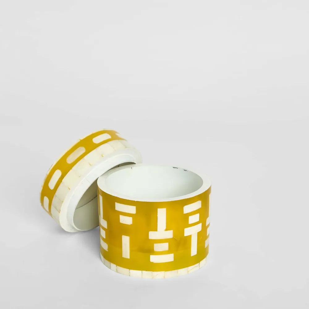 Sirena Trinket Box Mustard