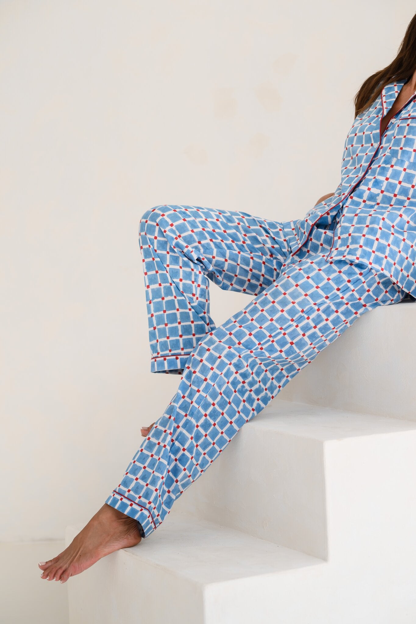 Montmartre Blue Check