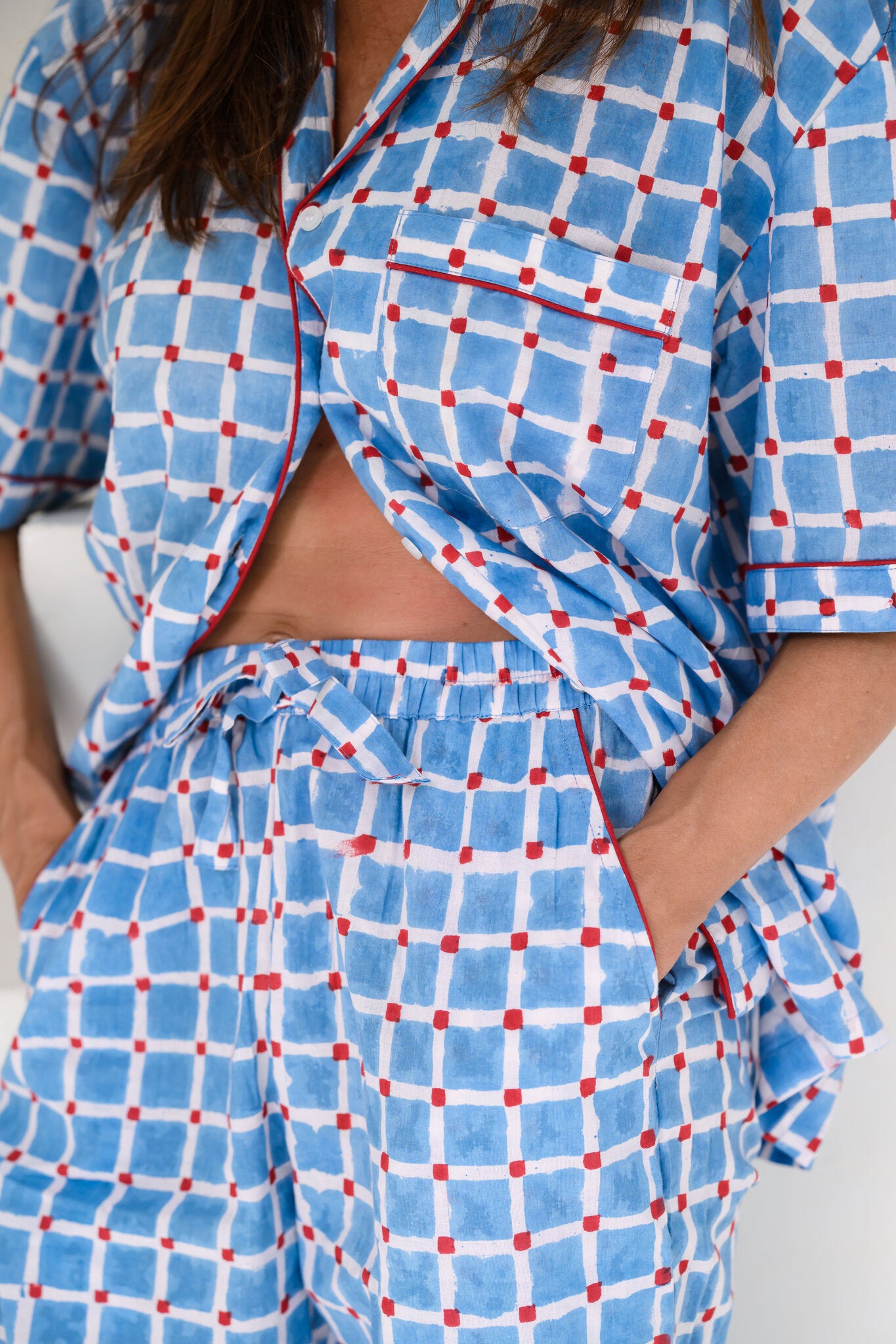 Montmartre Blue Check