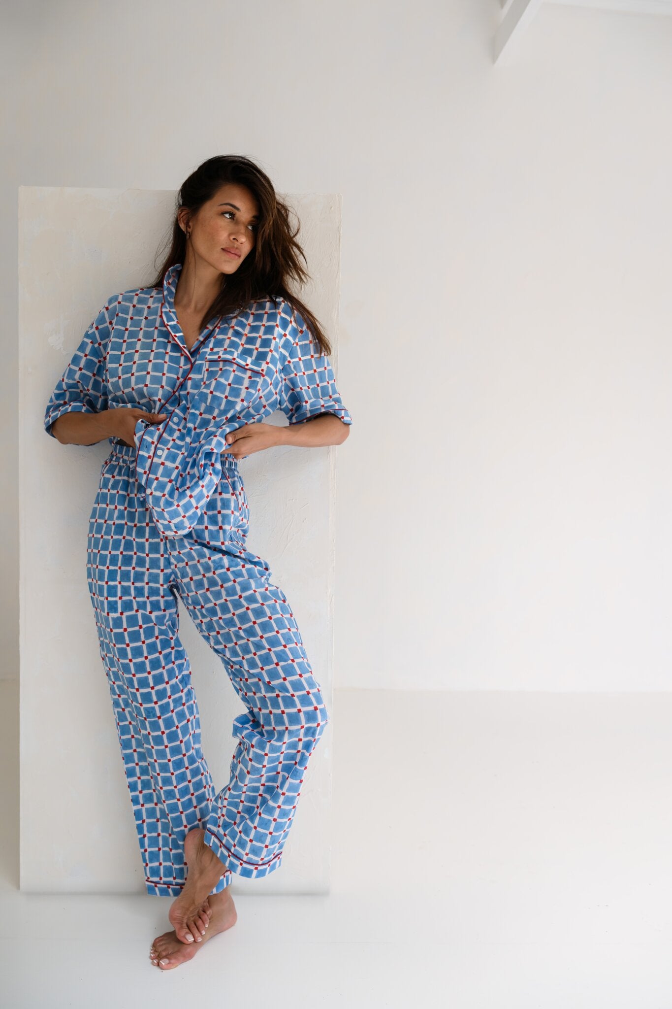 Montmartre Blue Check