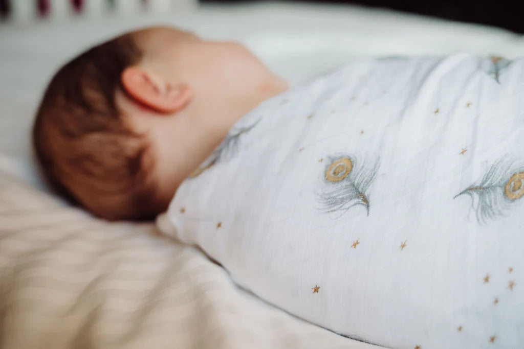 Organic Swaddle Magical Feathers - Malabar Baby