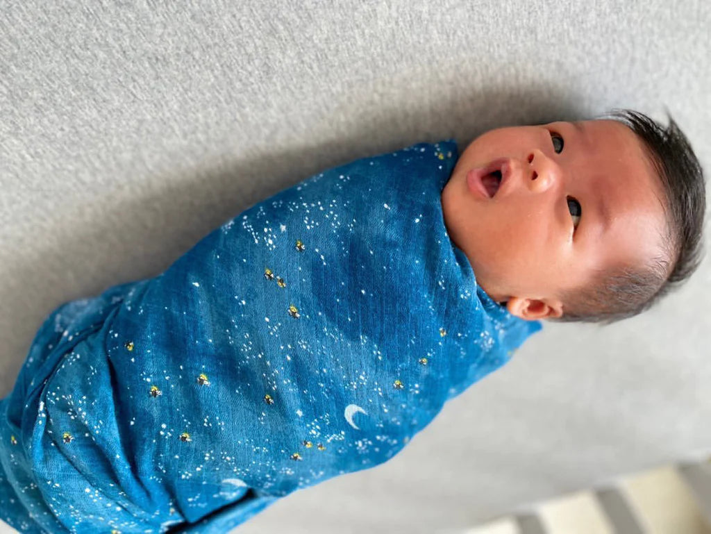 Organic Swaddle Starry Night - Malabar Baby