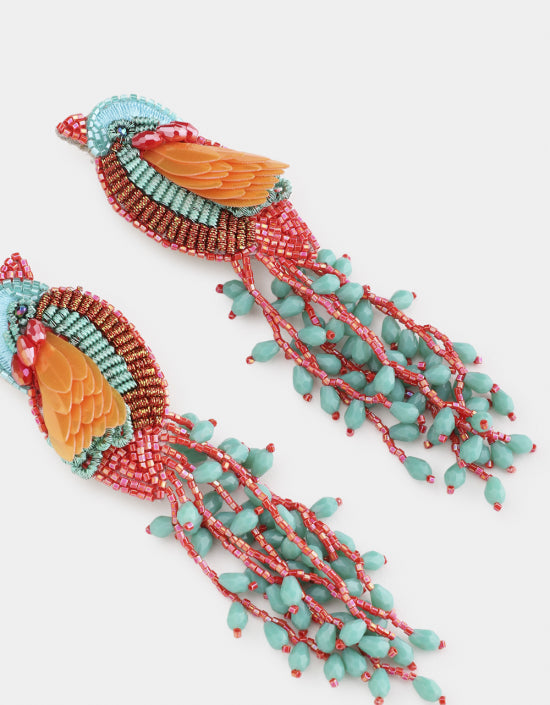 Kingfisher Earrings Mint