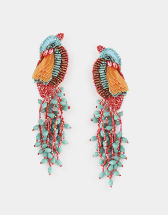 Kingfisher Earrings Mint
