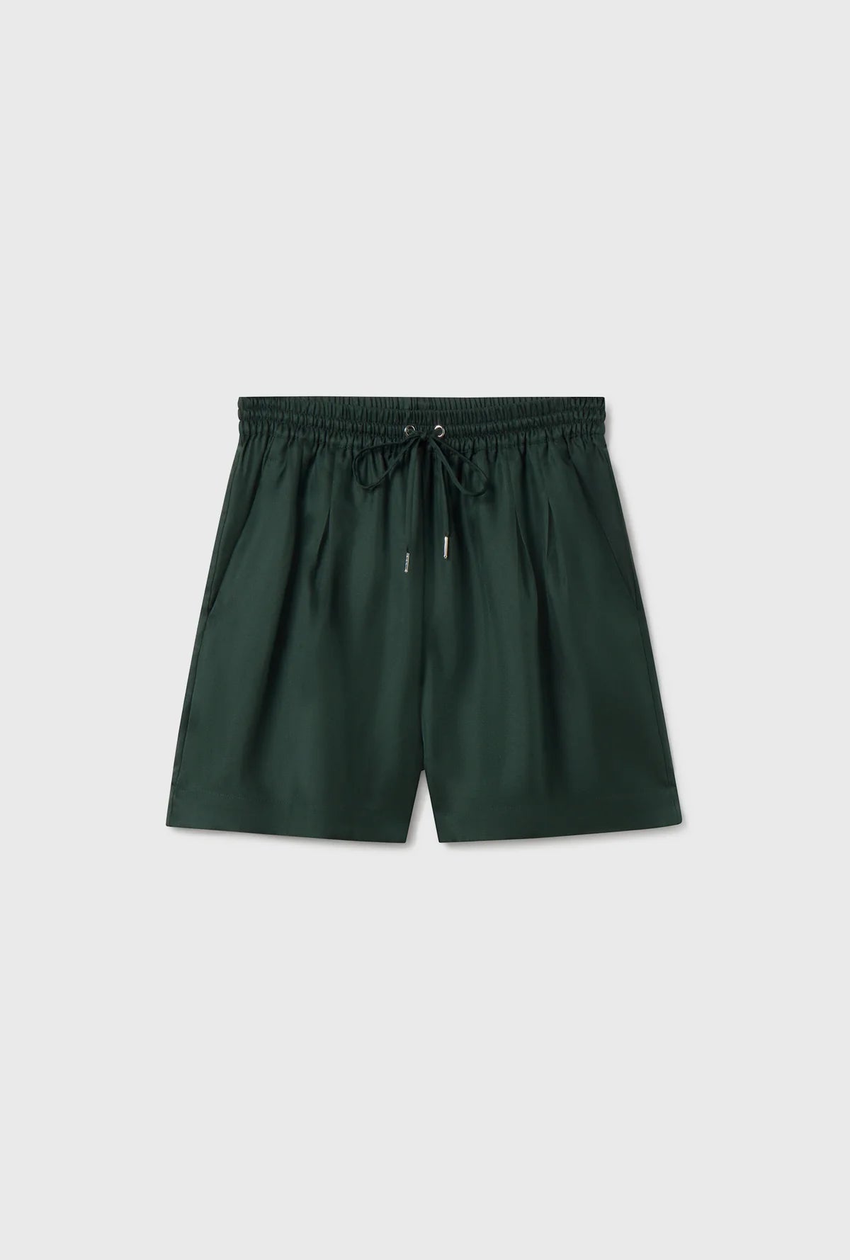 Twill Slouch Shorts Scarab